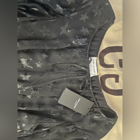 NWT Saint Laurent Full Length Star Dress - Picture 6 of 11